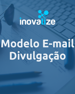 Capa do modelo de e-mail divulgação