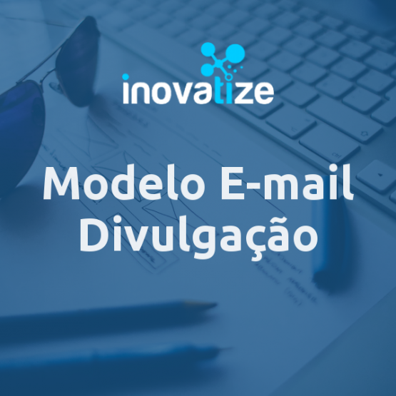 Capa do modelo de e-mail divulgação
