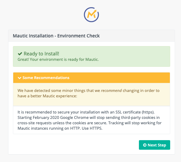 Verificação do Ambiente